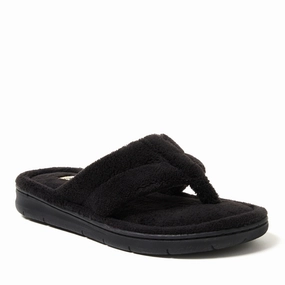 Dearfoams Women's Wrenley Terry Thong Cozy Womens Slippers discount