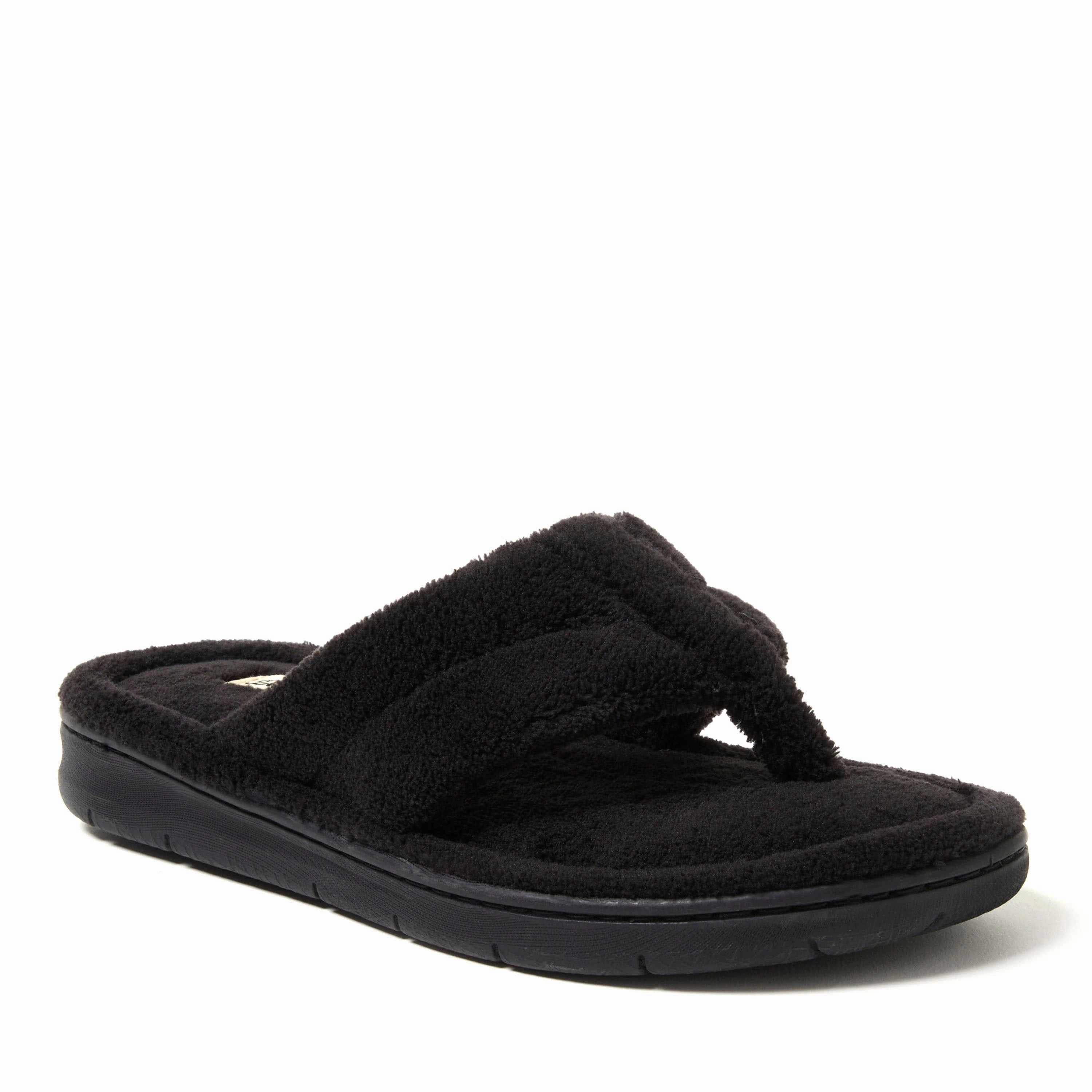 Dearfoams Women's Wrenley Terry Thong Cozy Womens Slippers discount