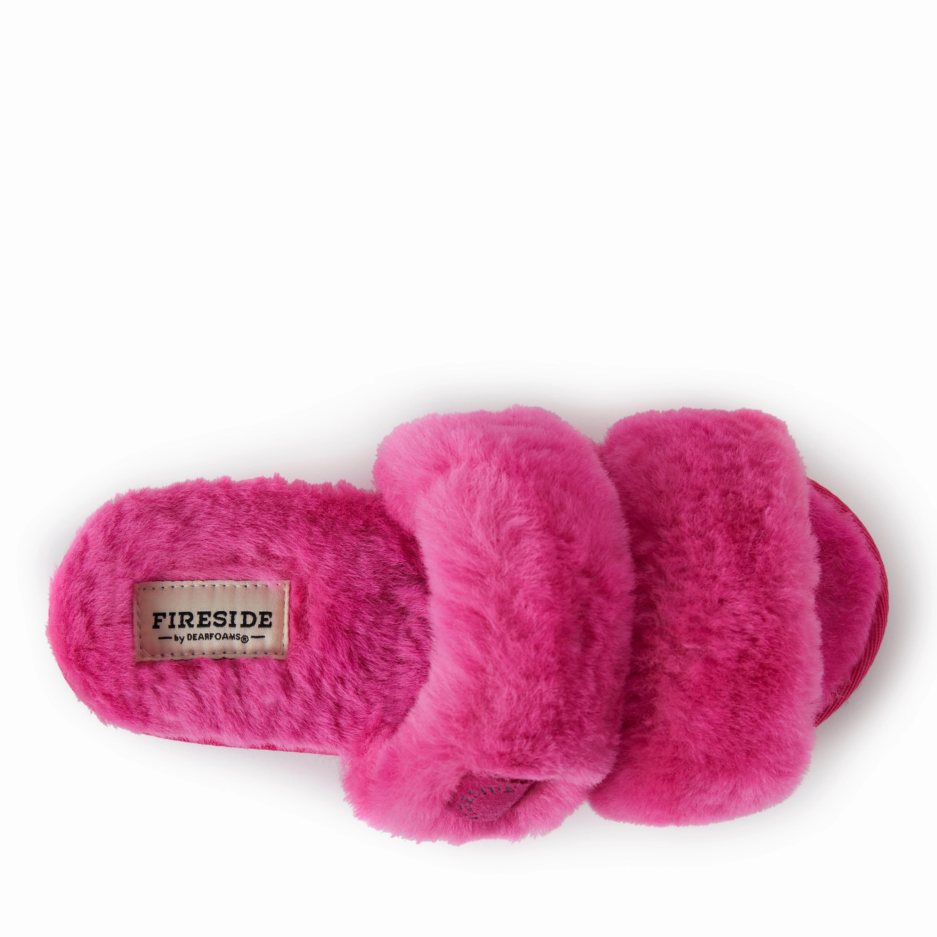 Dearfoams Womens Benalla Genuine Shearling Slide