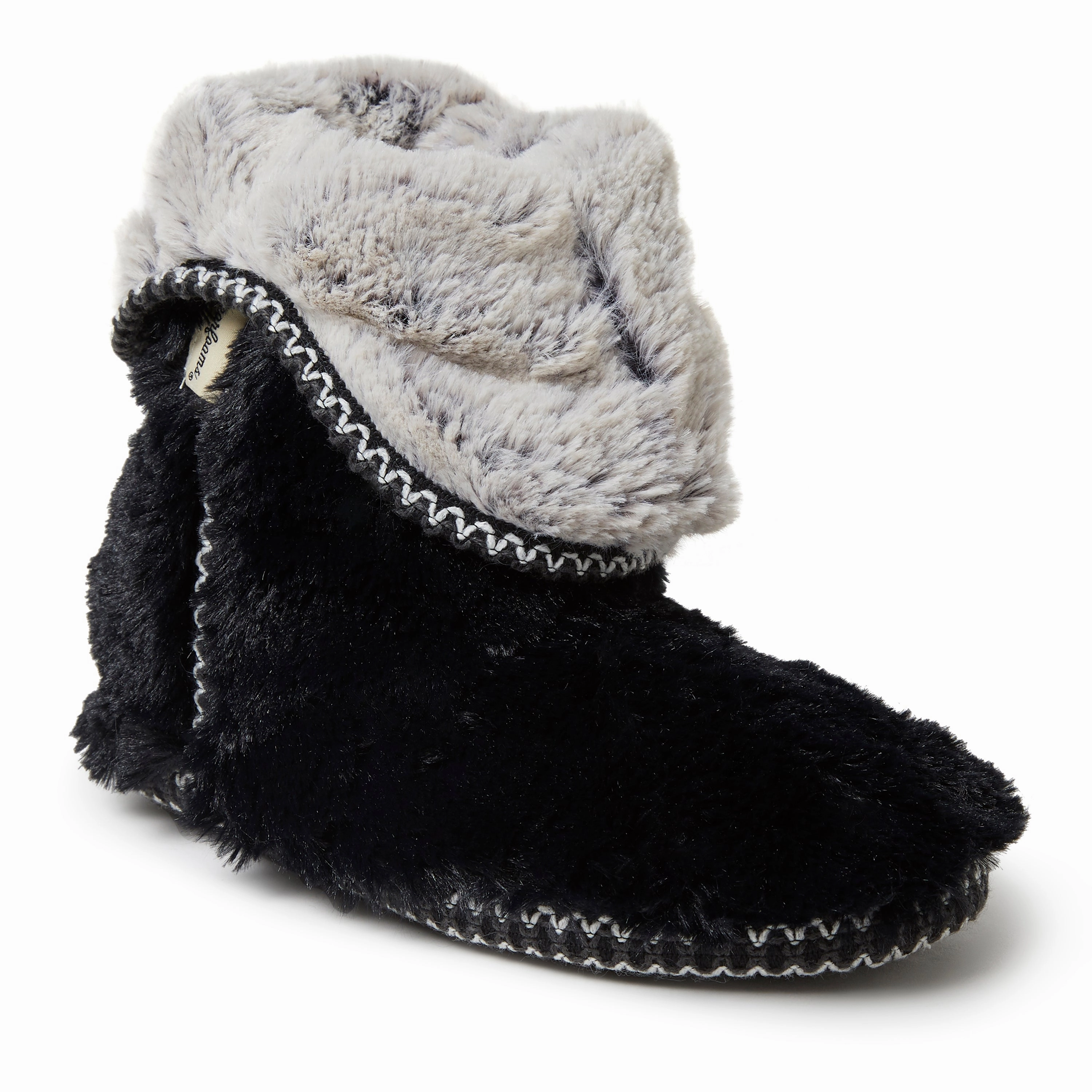 Dearfoams Womens Beth Pile Foldown Boot Cozy Womens Slippers discount
