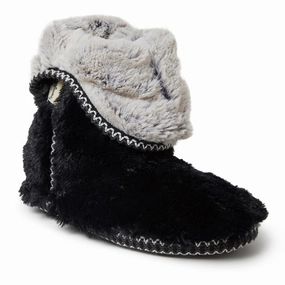 Dearfoams Womens Beth Pile Foldown Boot Cozy Womens Slippers discount