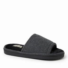 Dearfoams Womens Demi Rib Knit Slide Cozy Womens Slippers discount