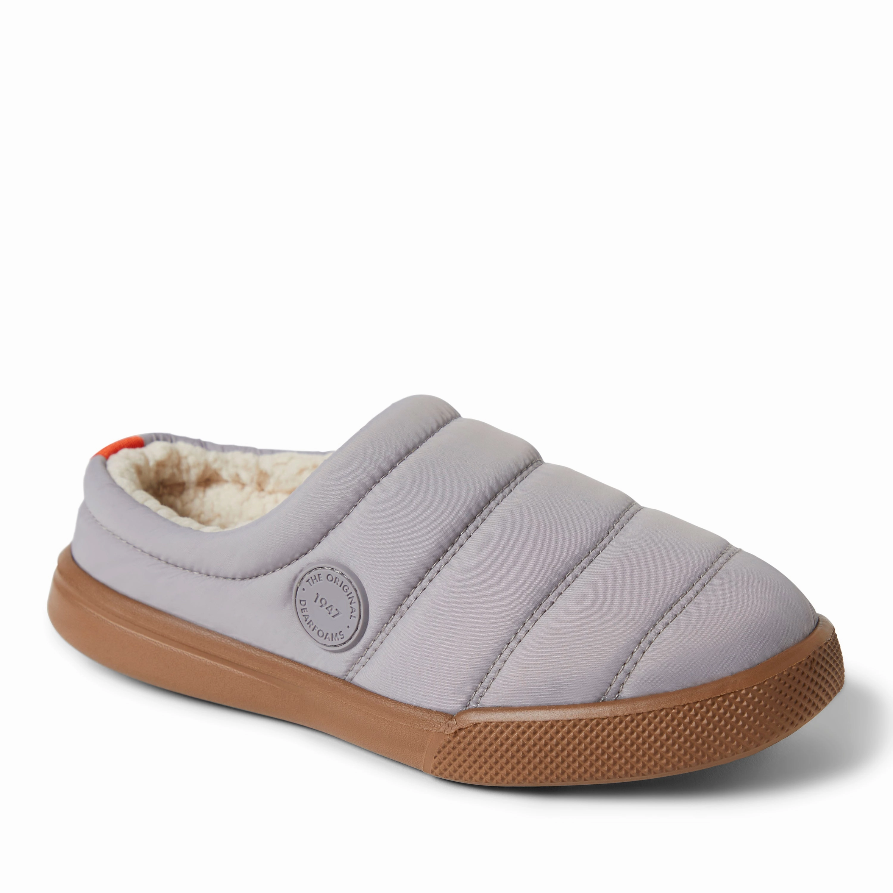 Dearfoams Womens Kendra Nylon Sport Lounge Clog Cozy Womens Slippers discount