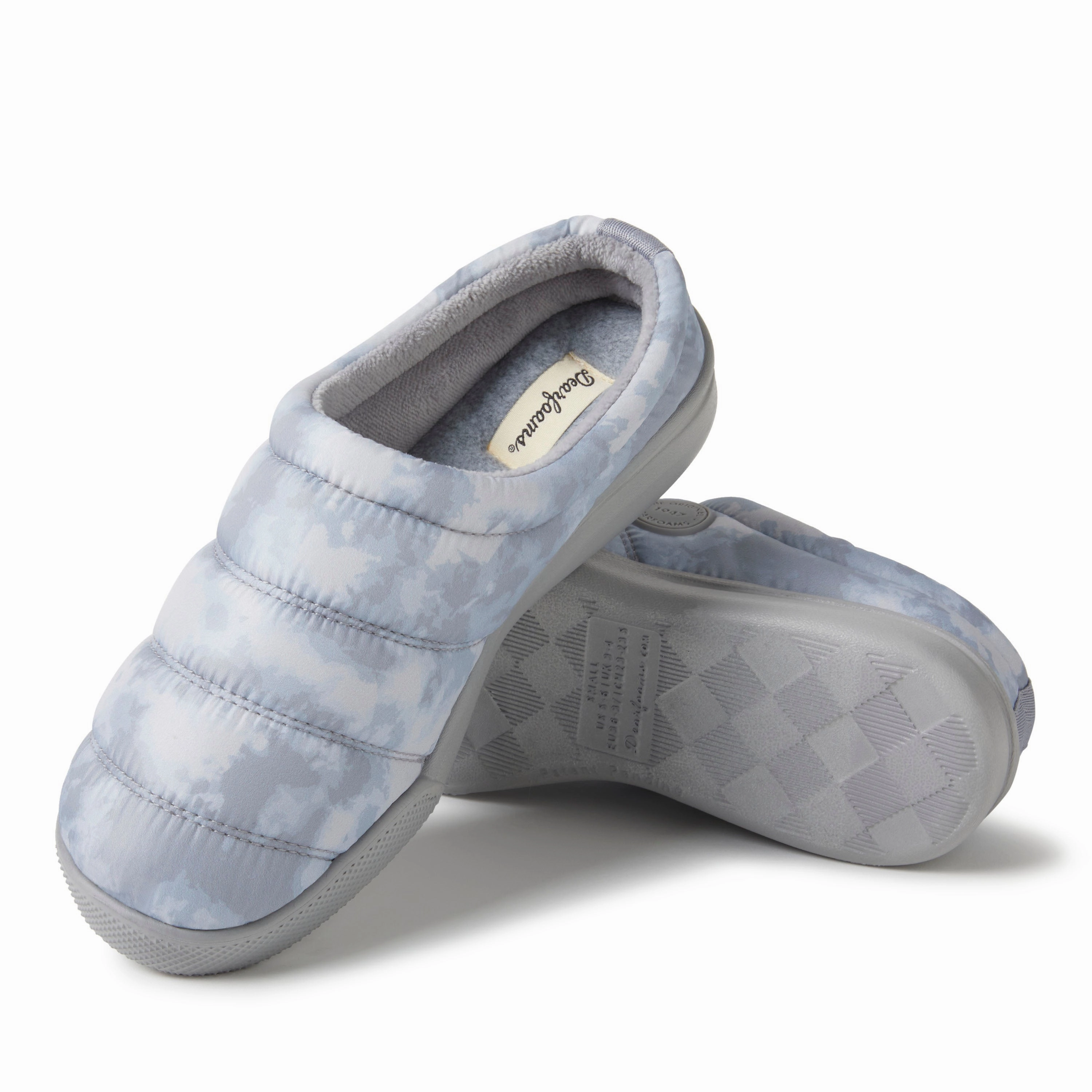 Dearfoams Womens Kendra Sport Lounge Nylon Clog
