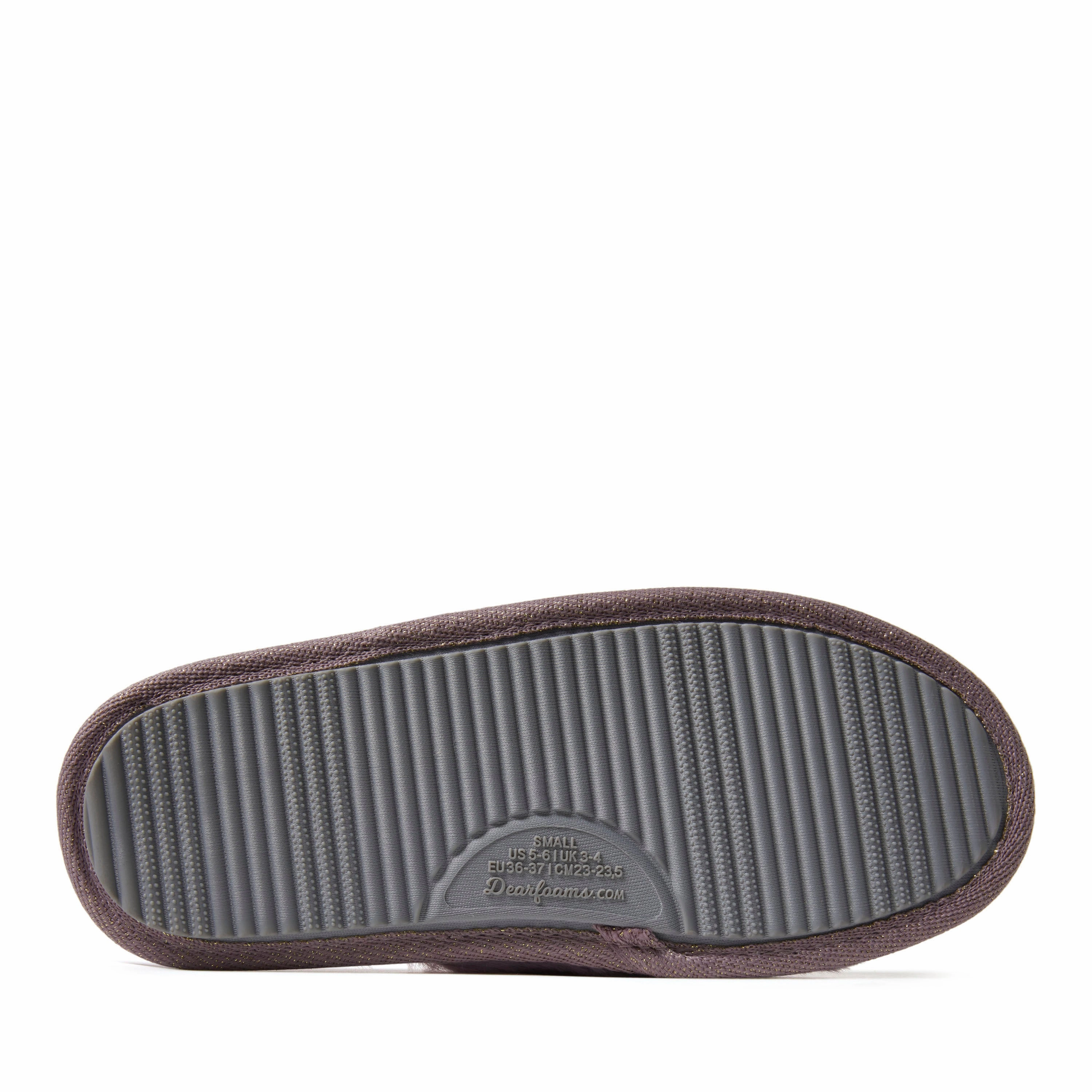 Dearfoams Womens Lane Bridal Slide Slippers