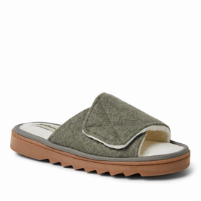 Dearfoams Womens Norma Wool Slide Cozy Womens Slippers discount