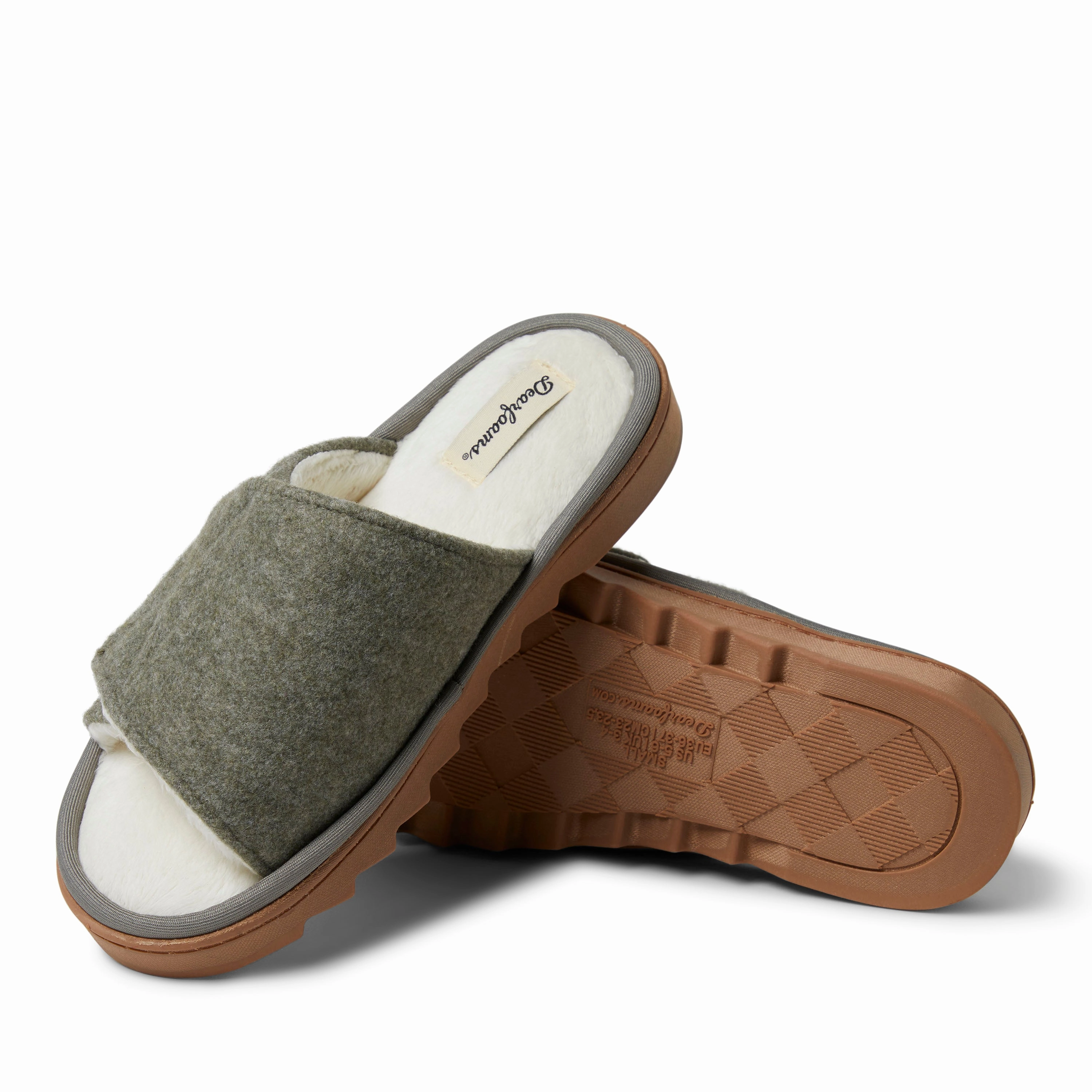 Dearfoams Womens Norma Wool Slide