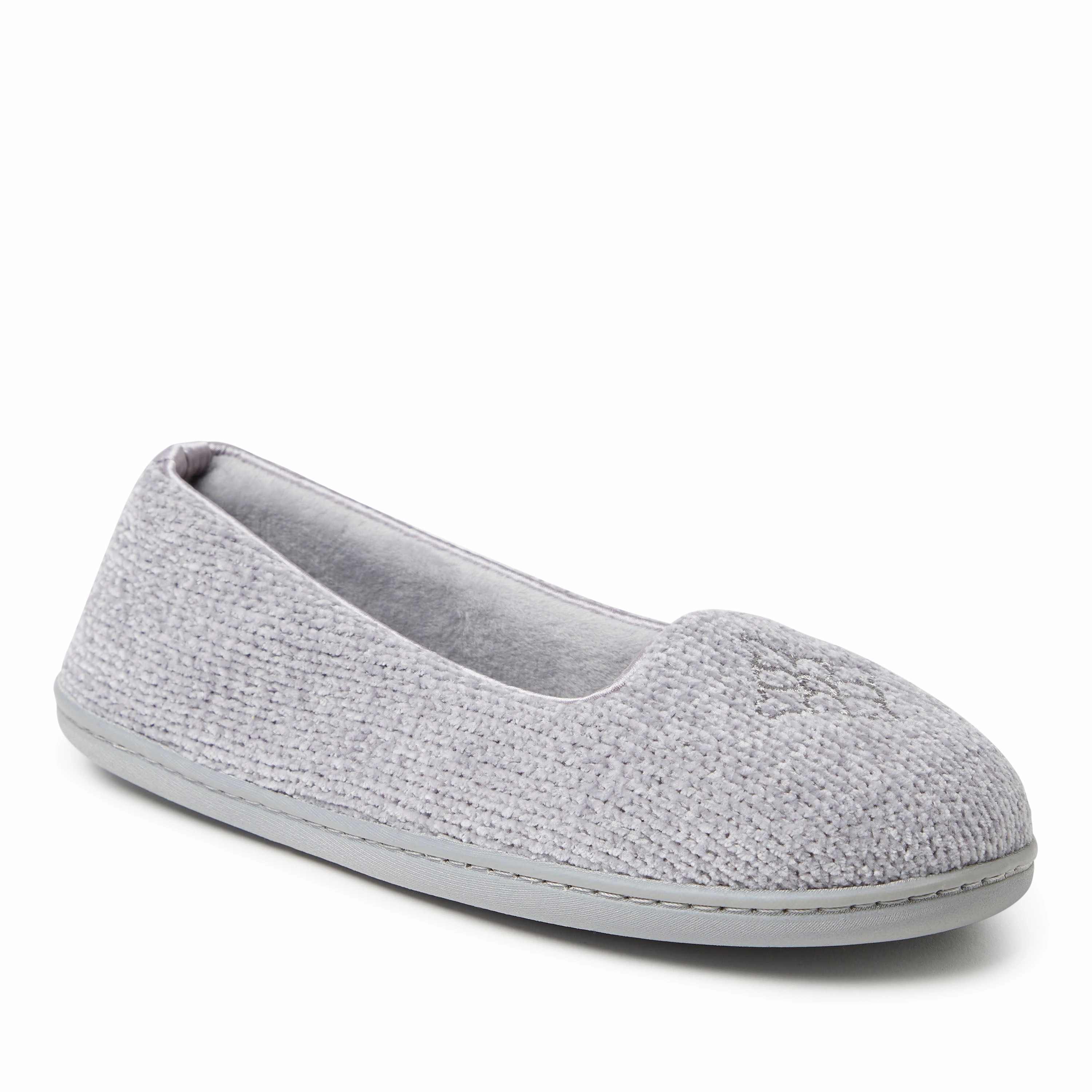 Dearfoams Womens Rebecca Chenille Closed Back