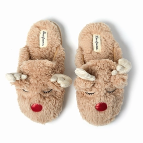 Dearfoams Womens Shay Scuff with Applique Cozy Womens Slippers discount