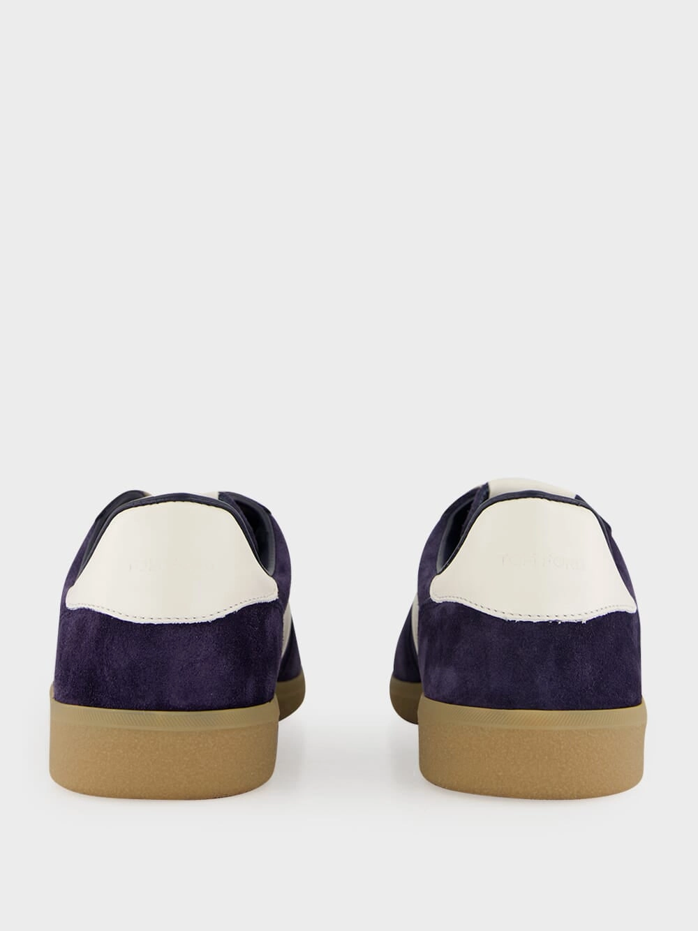 Deep Navy Suede Low-Top Sneakers