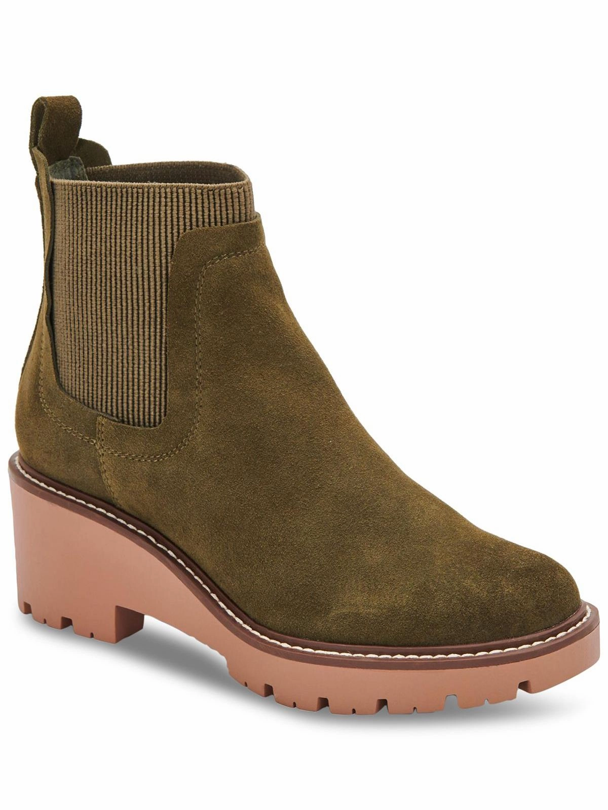 Demi  Womens Leather Lug Sole Chelsea Boots Hot sale Womens Boots