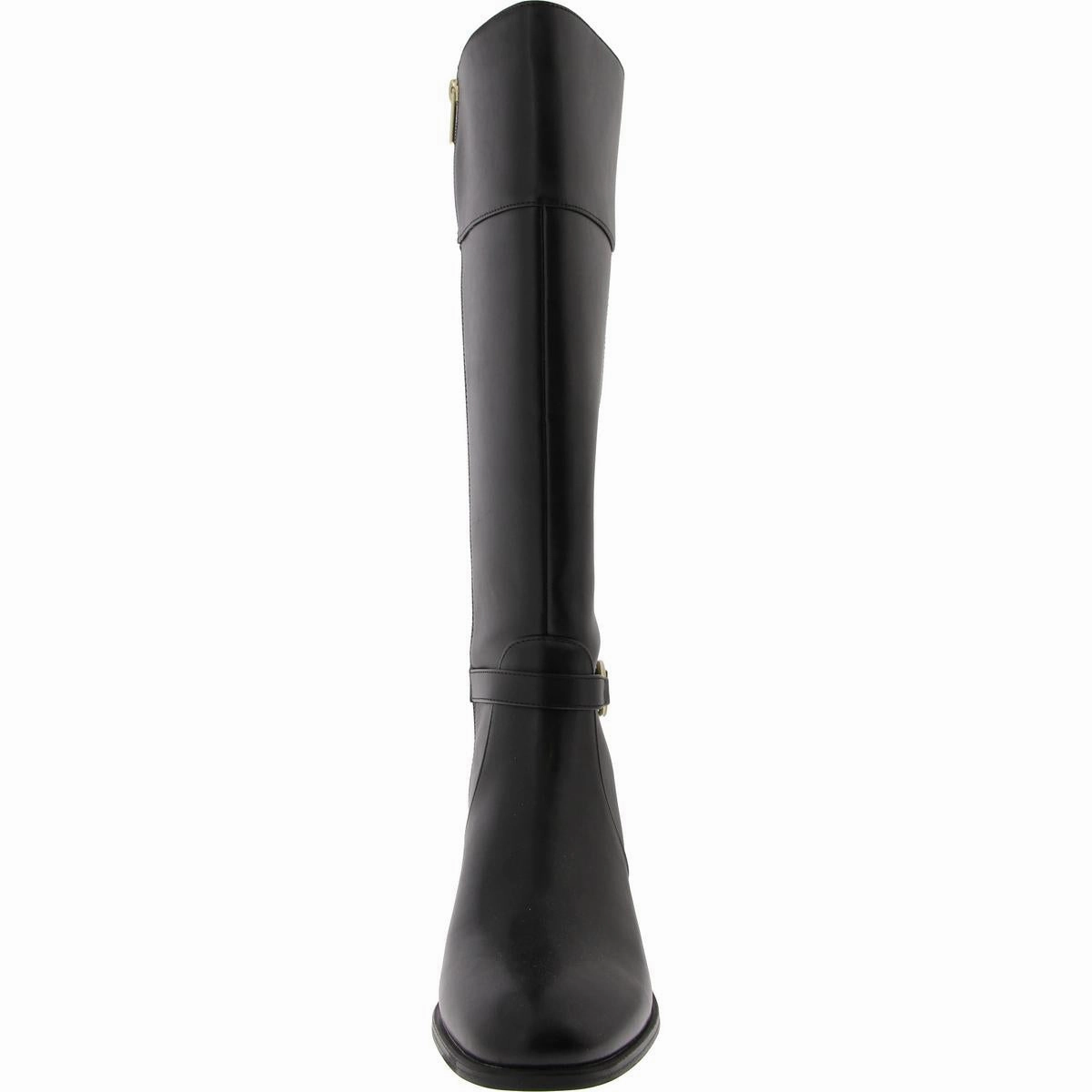 Dennie 3 Womens Faux Leather Wide Calf Knee-High Boots