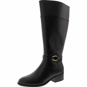 Dennie 3 Womens Faux Leather Wide Calf Knee-High Boots Buy Womens Boots online cheap