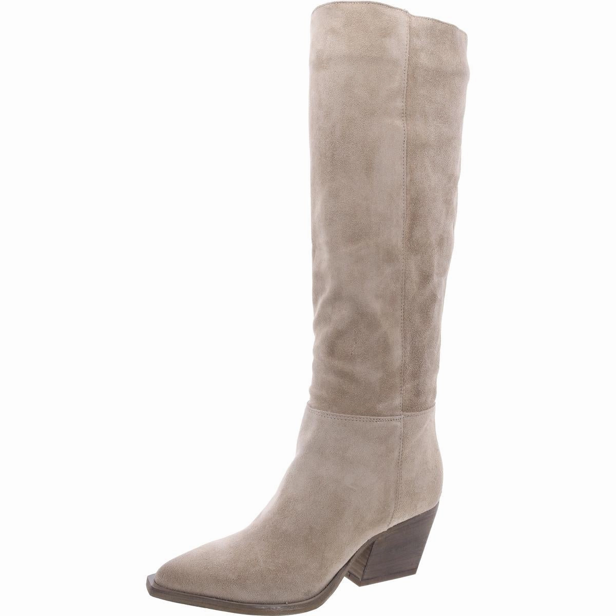 Devina Womens Suede Pull On Knee-High Boots Womens Boots sale online