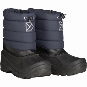 Didriksons Navy Lumi Kids Boots Cheap Kids Winter Footwear