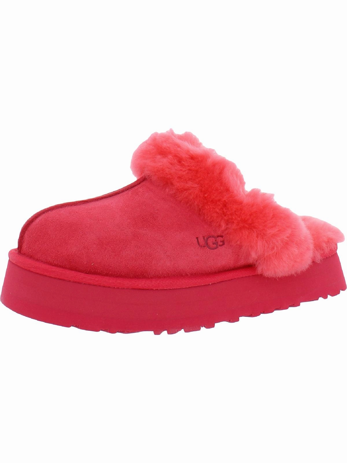 Disquette Womens Suede Slip On Slide Slippers