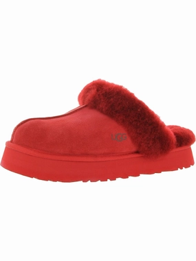 Disquette Womens Suede Slip On Slide Slippers Cozy Womens Slippers discount