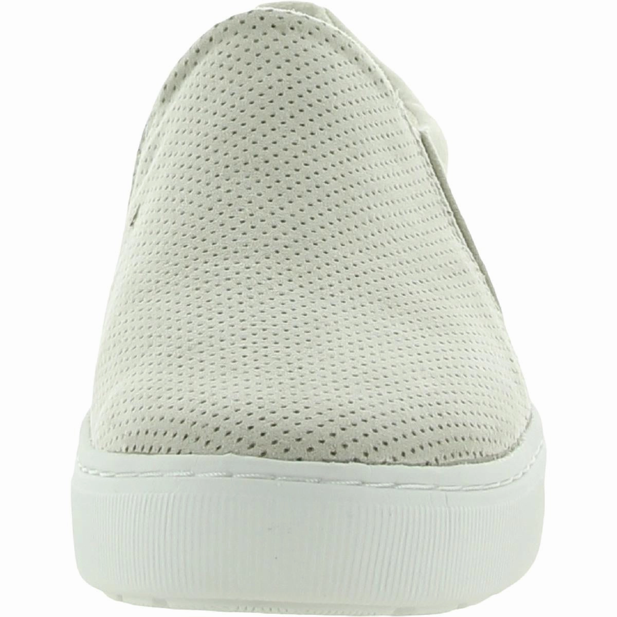 Do It Right Womens Faux Suede Lifestyle Slip-On Sneakers
