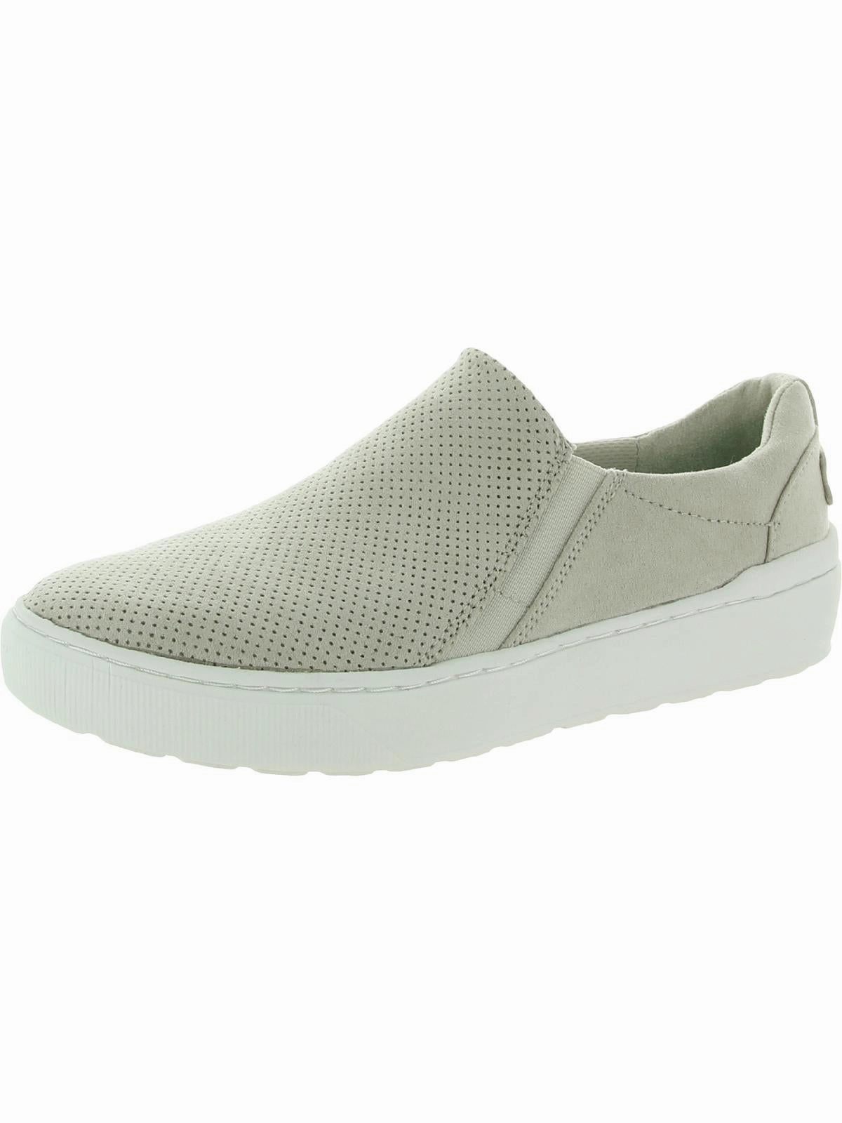 Do It Right Womens Faux Suede Lifestyle Slip-On Sneakers Trendy Sneakers for Women