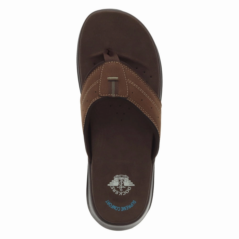Dockers Mens Banks Casual Flip Flop Sandal Shoe