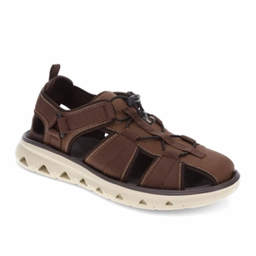 Dockers Mens Lionel Synthetic Leather Casual Slip On Sandal Shoe Discount Mens Beach Sandals