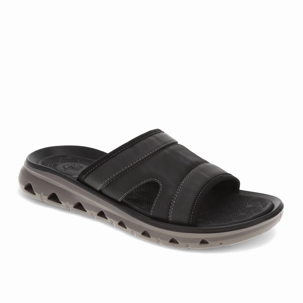 Dockers Mens Luis Synthetic Leather Casual Slip On Sandal Shoe Mens Sandals outlet deals