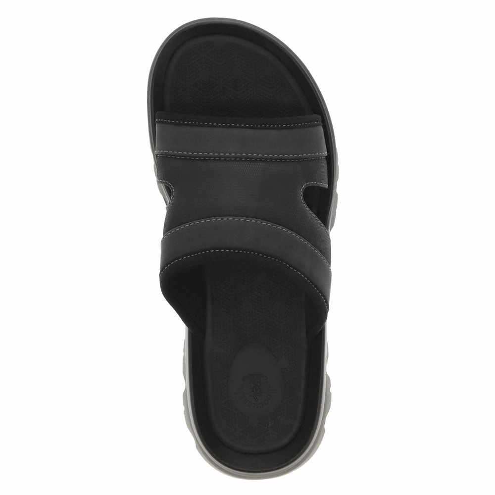 Dockers Mens Luis Synthetic Leather Casual Slip On Sandal Shoe