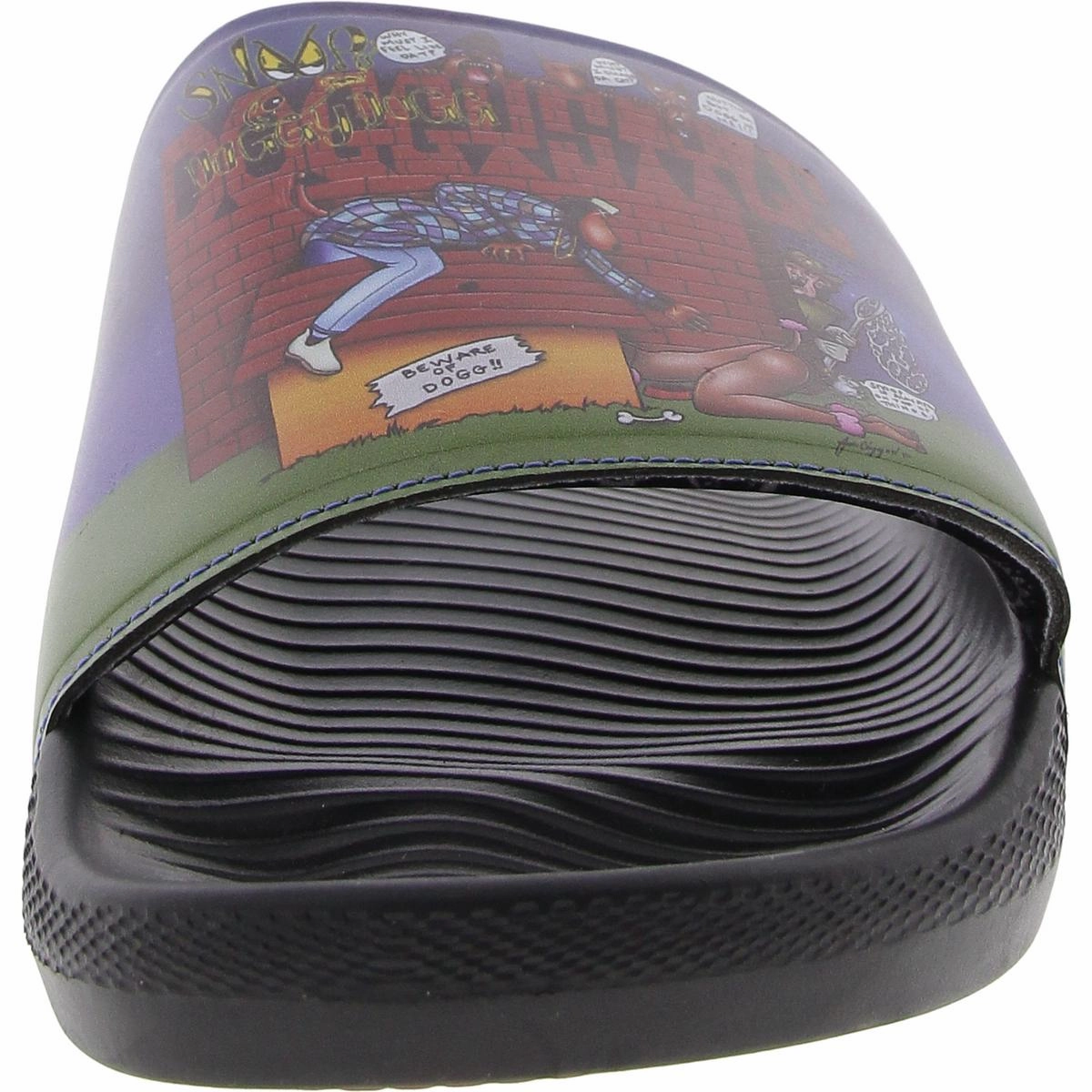 DOGGY STYLE SLIDE Mens Cushioned Footbed Man Made Slide Sandals