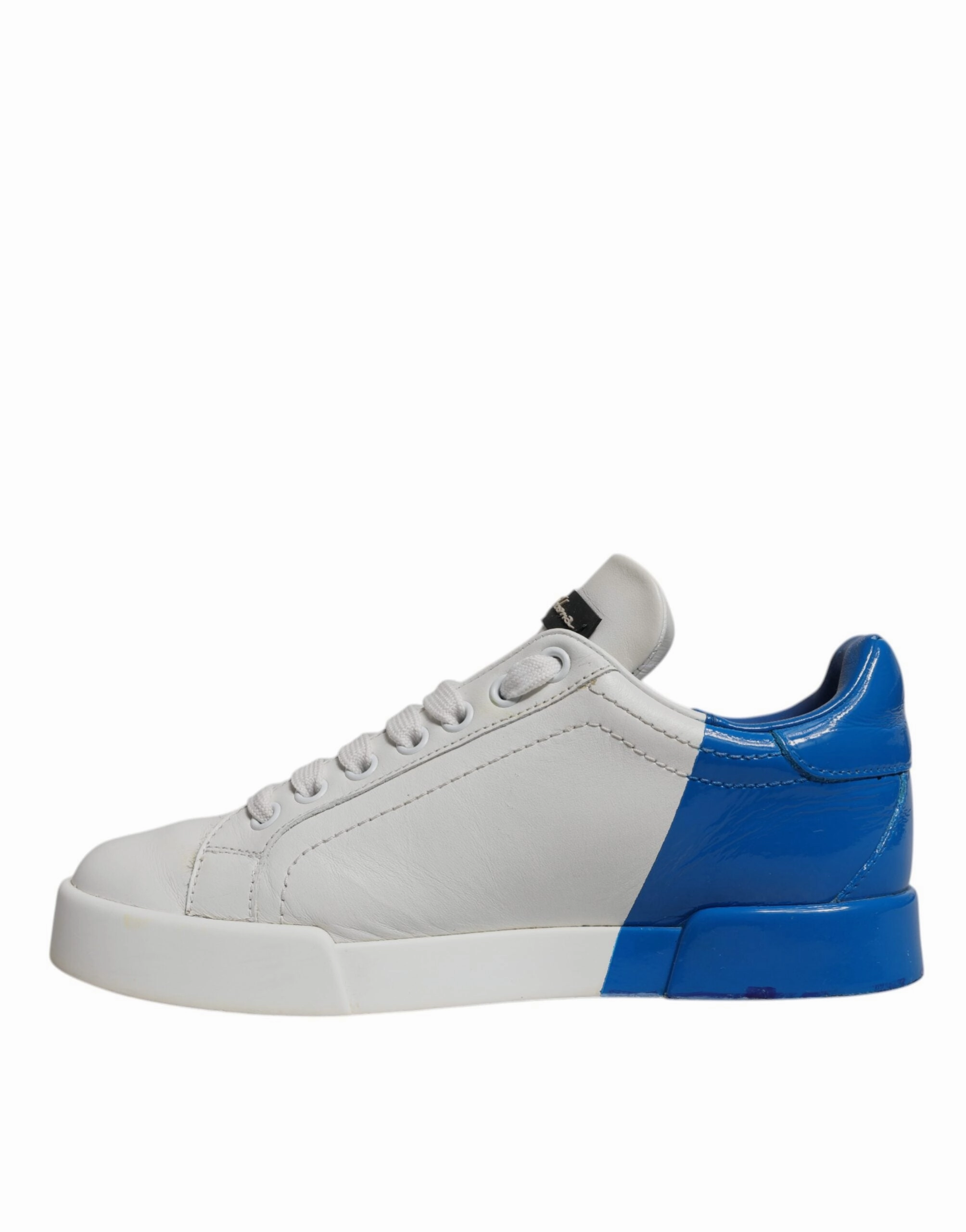 Dolce & Gabbana blue Logo Portofino Sneakers Women's Shoes (Pre-Owned)