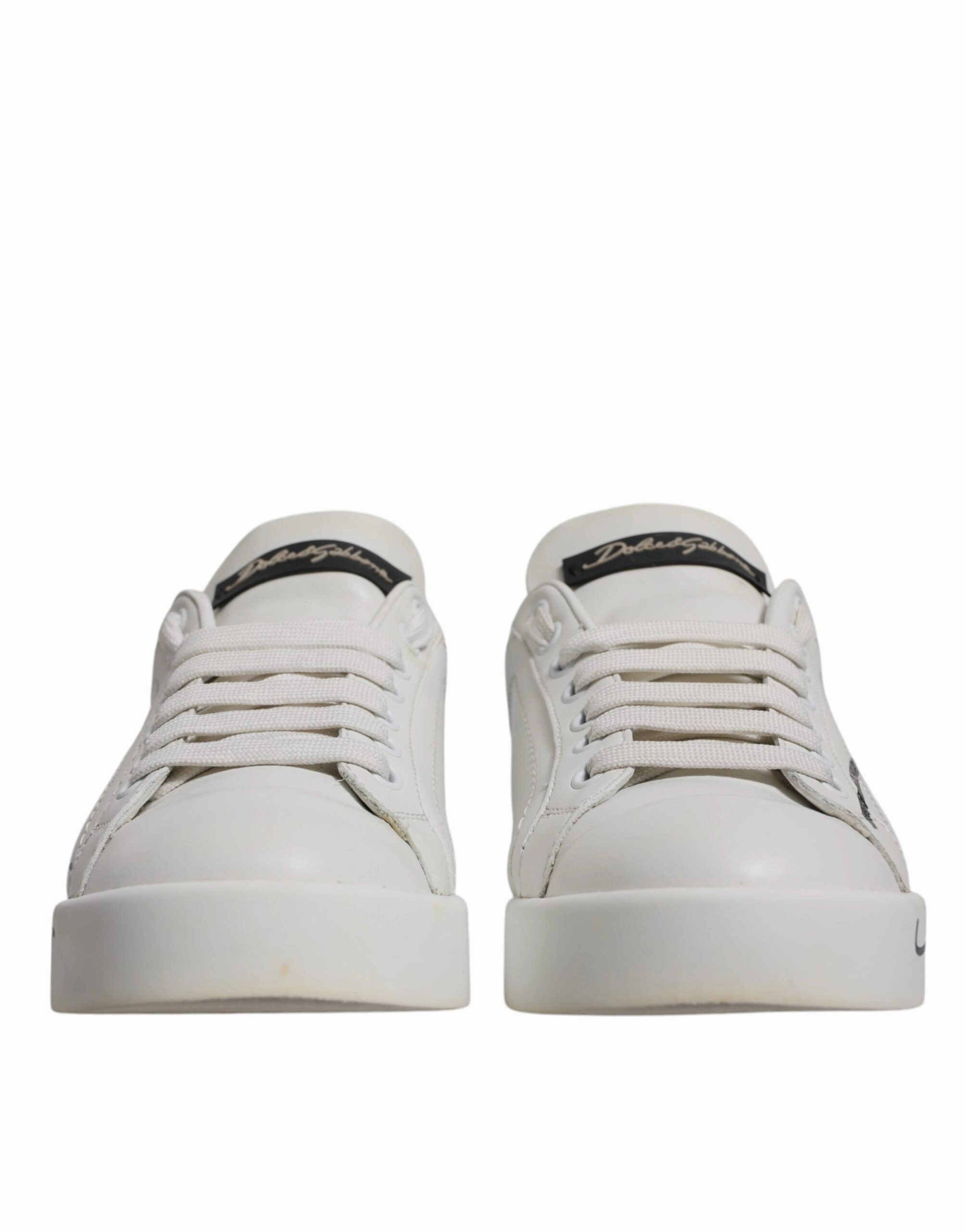 Dolce & Gabbana blue Logo Portofino Sneakers Women's Shoes (Pre-Owned)