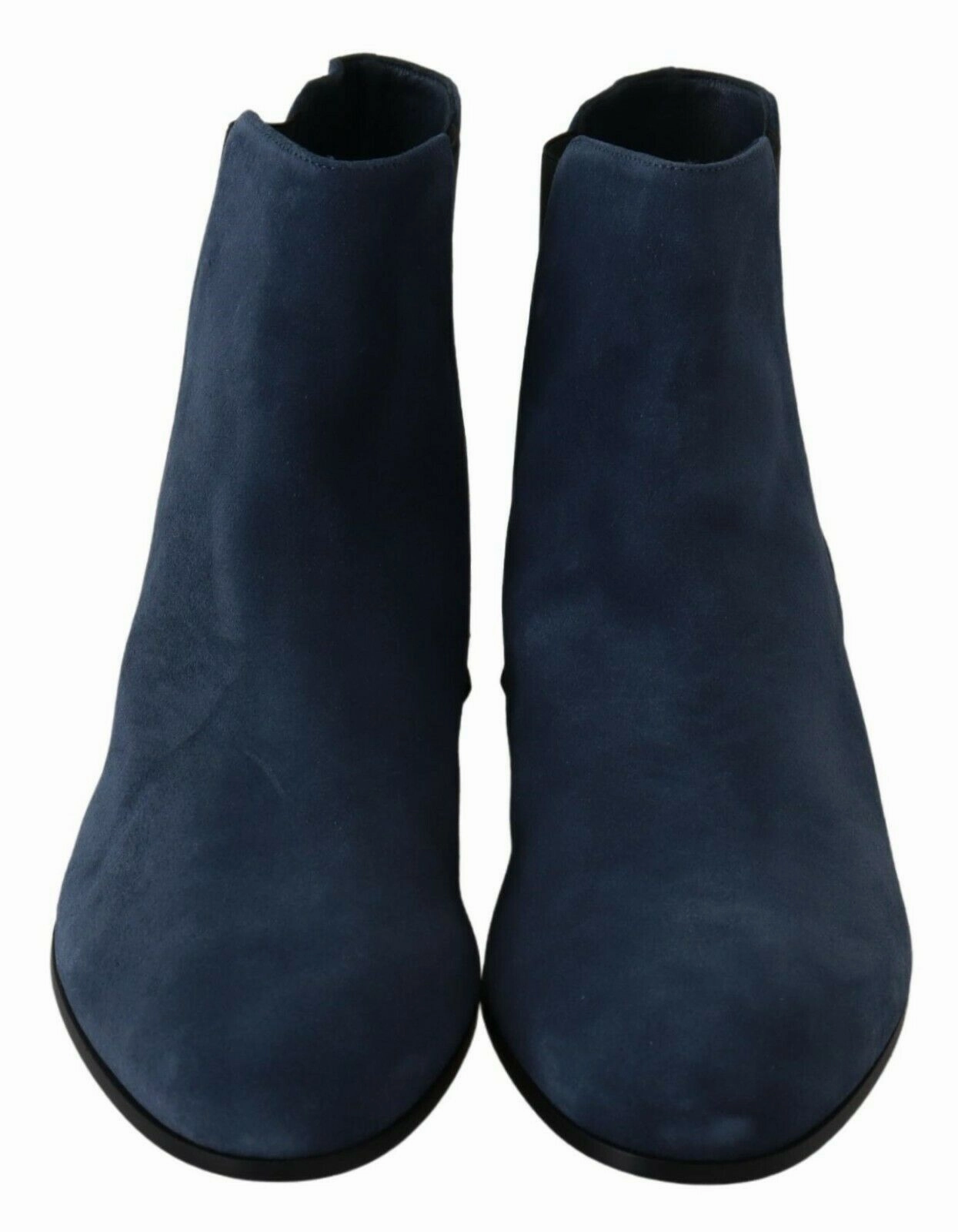 Dolce & Gabbana Chic Suede Mid-Calf Boots with Stud Women's Details