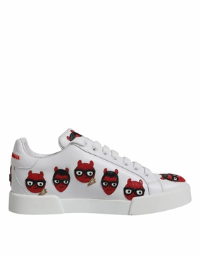 Dolce & Gabbana Devil Face Portofino Sneakers Women's Shoes Online store for Womens Sneakers