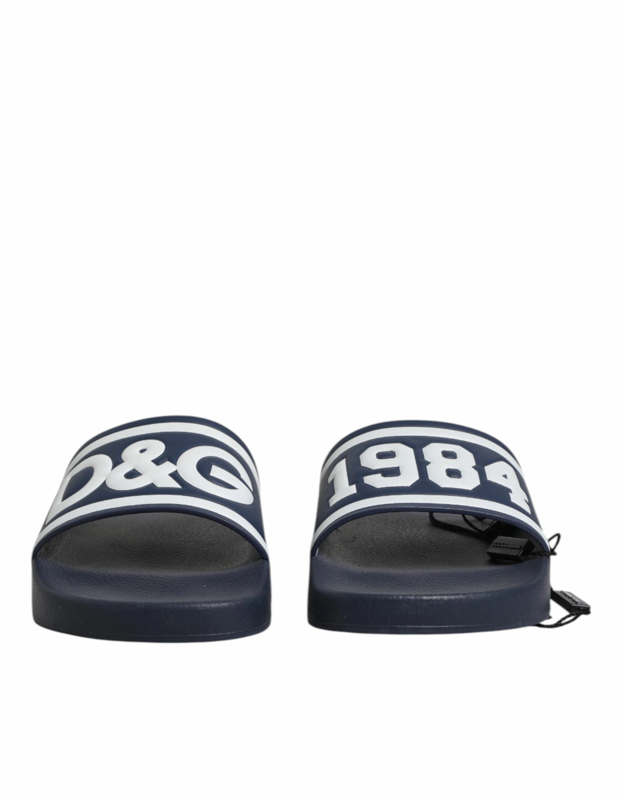 Dolce & Gabbana DG Logo Slides Sandals Beachwear Men's Shoes