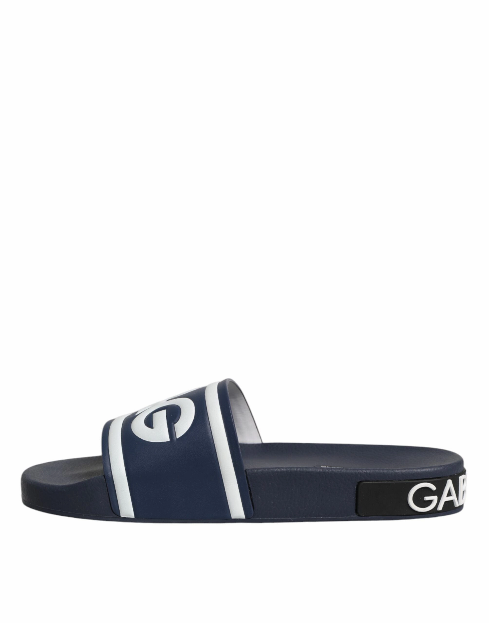 Dolce & Gabbana DG Logo Slides Sandals Beachwear Men's Shoes