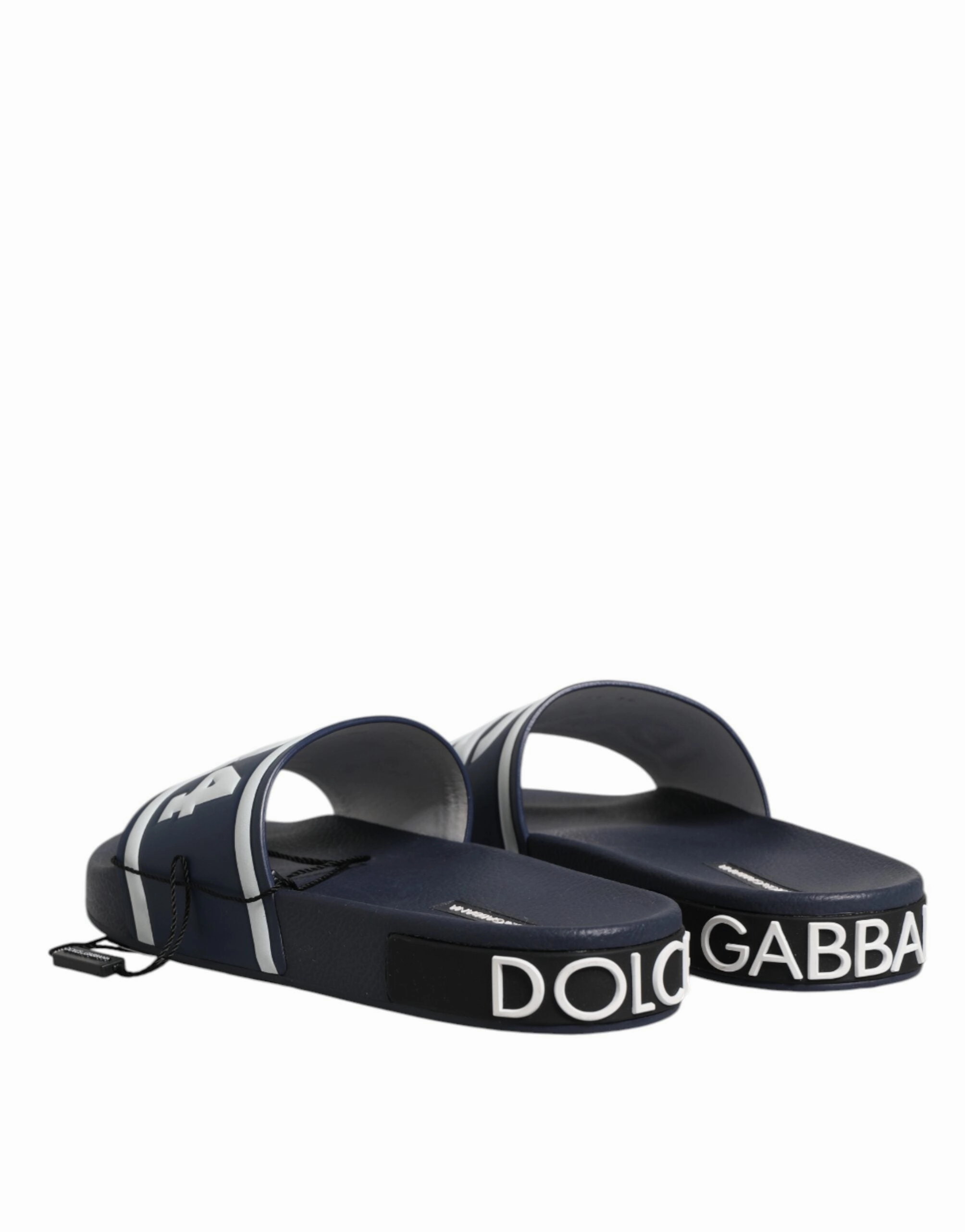 Dolce & Gabbana DG Logo Slides Sandals Beachwear Men's Shoes