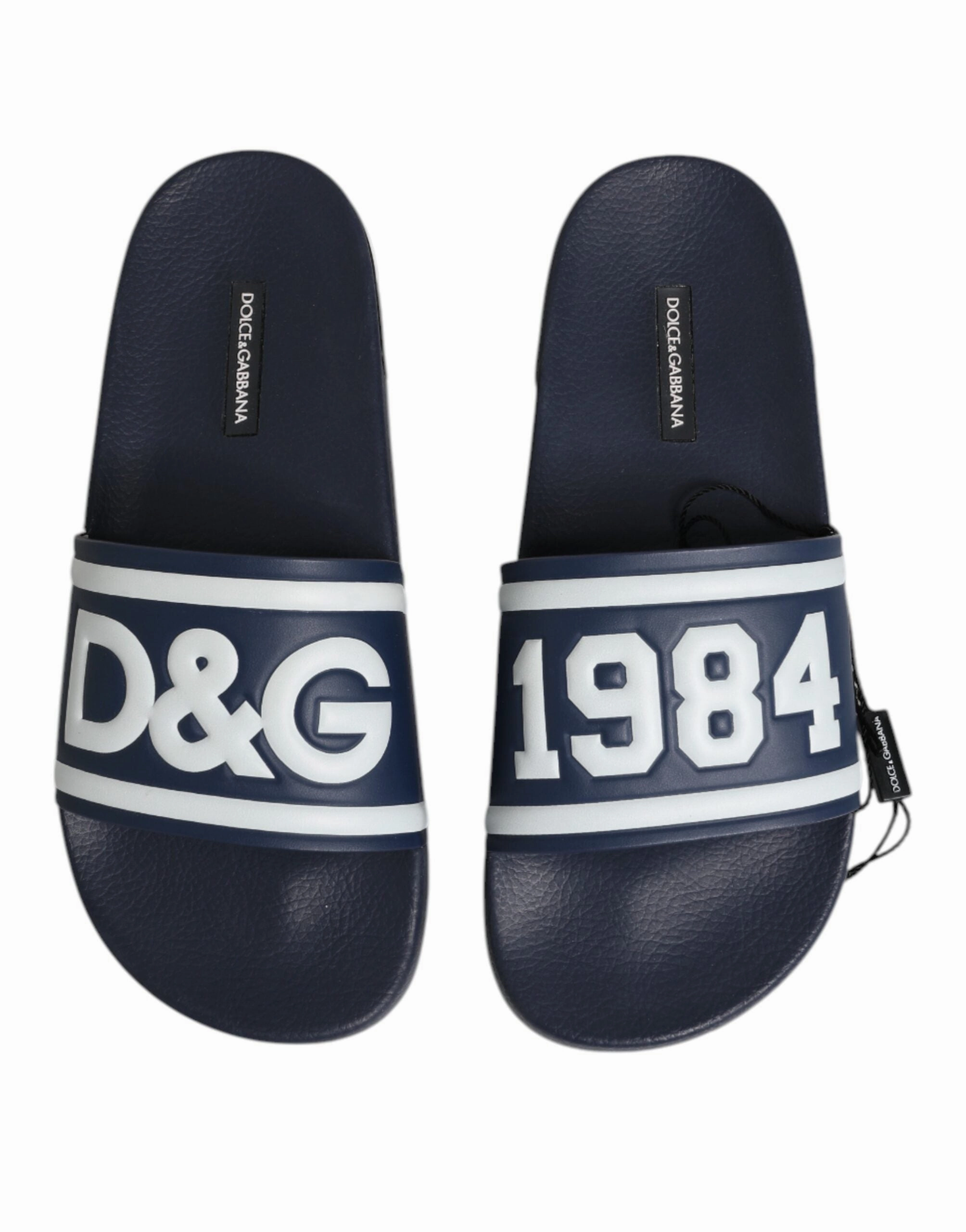 Dolce & Gabbana DG Logo Slides Sandals Beachwear Men's Shoes