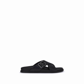 Dolce & Gabbana Leather Men's Sandals Discount Mens Beach Sandals