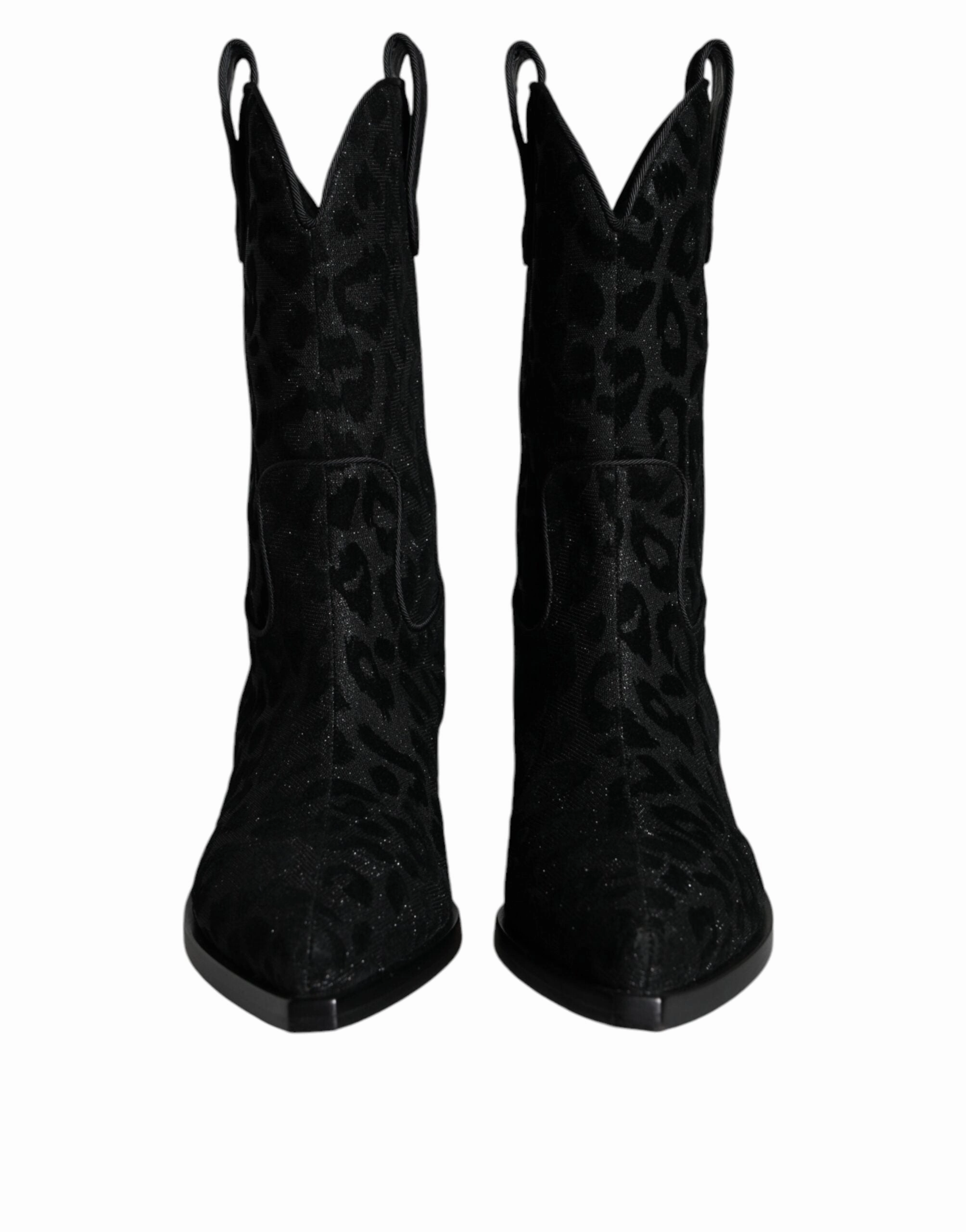 Dolce & Gabbana  Leopard Cowboy Boots Women's Shoes