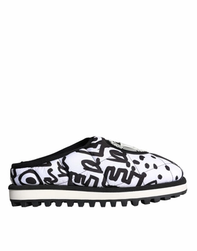 Dolce & Gabbana  Quilted Logo Sandals Slides Men's Shoes Discount Mens Beach Sandals