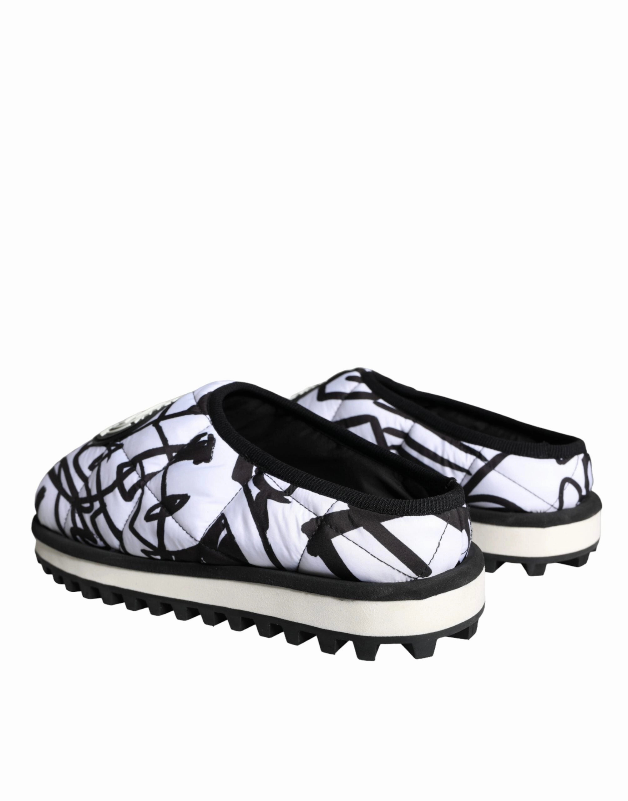 Dolce & Gabbana  Quilted Logo Sandals Slides Men's Shoes