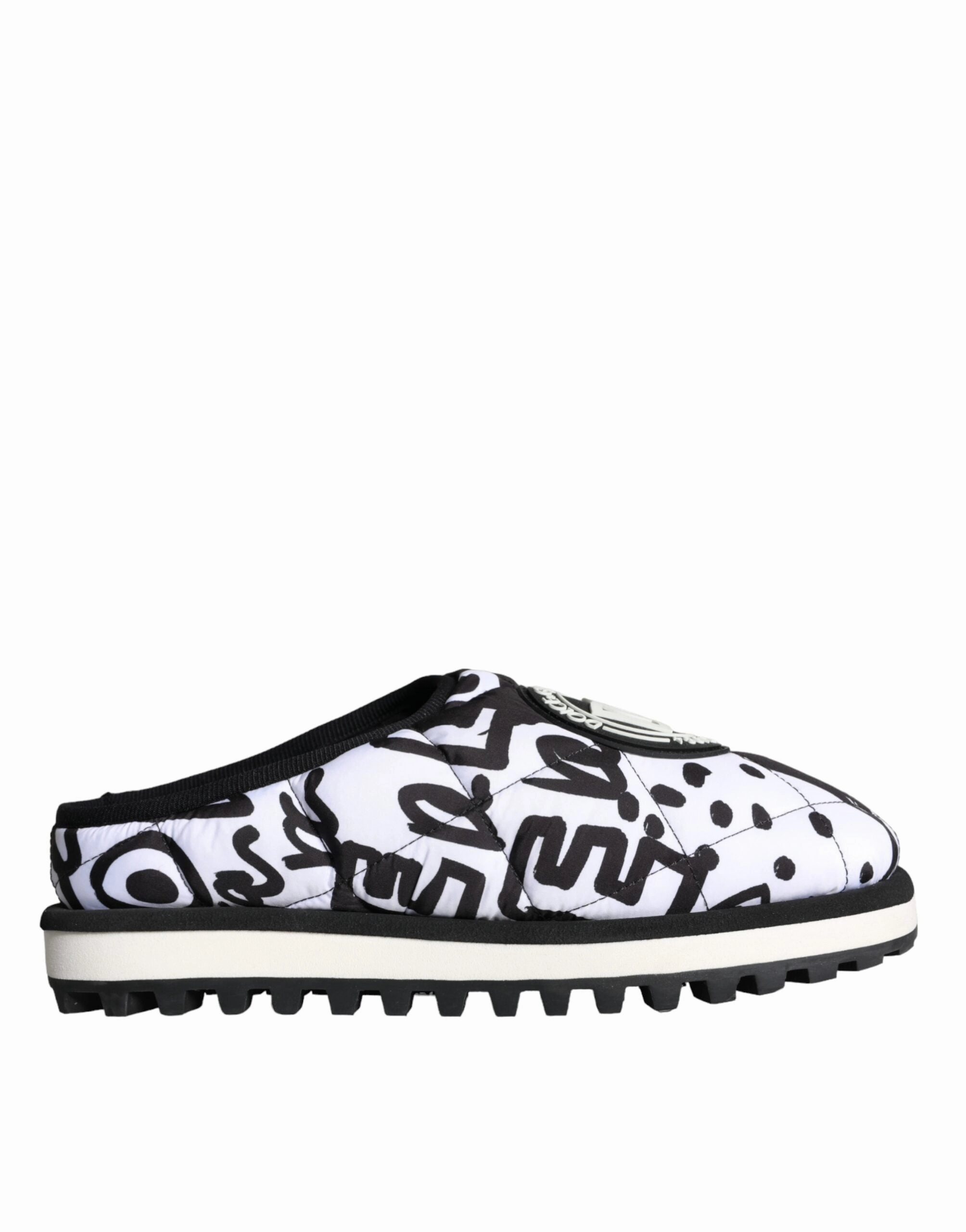 Dolce & Gabbana  Quilted Logo Sandals Slides Men's Shoes Discount Mens Beach Sandals
