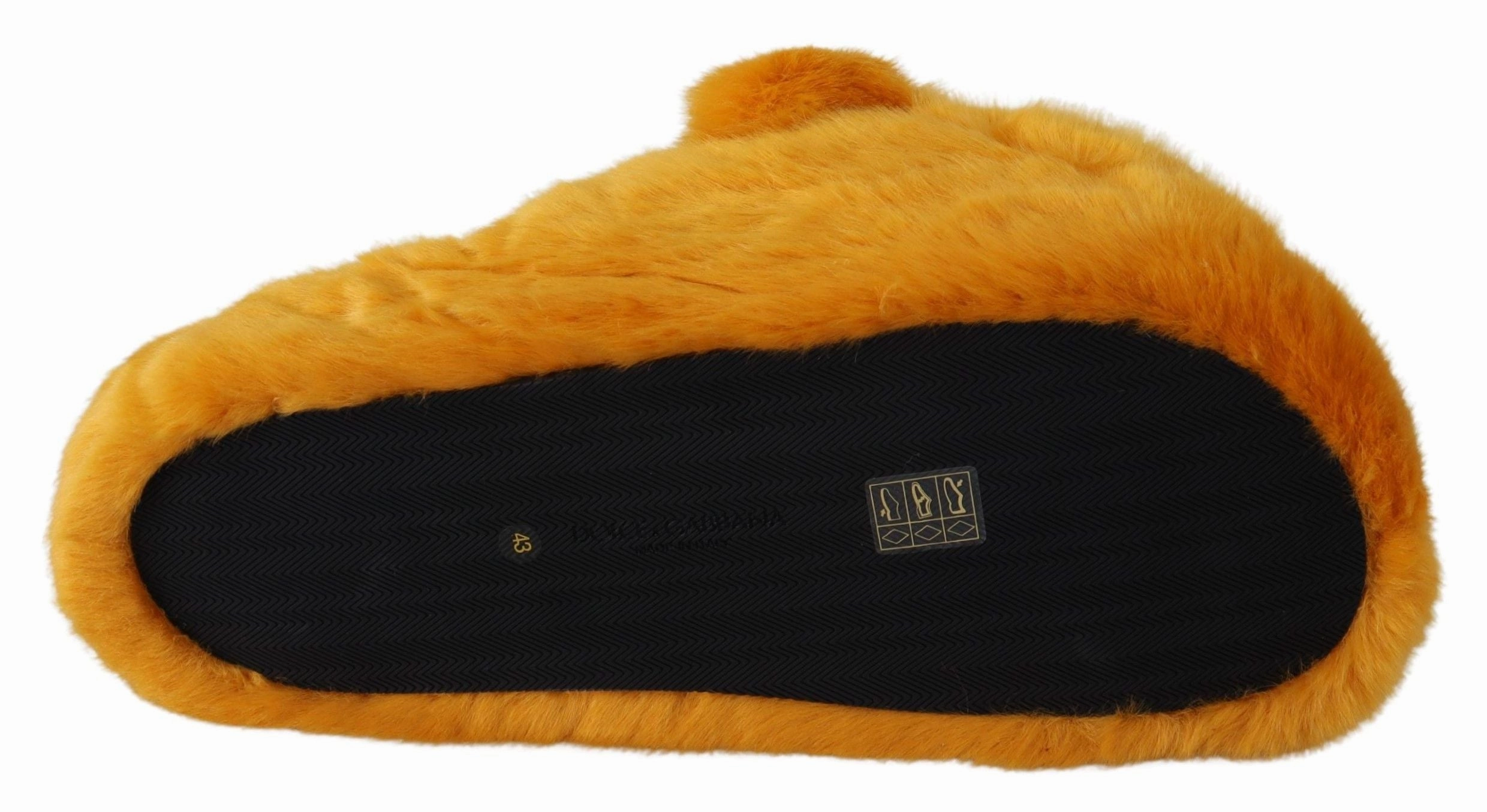 Dolce & Gabbana Sunshine Lion Men's Slippers