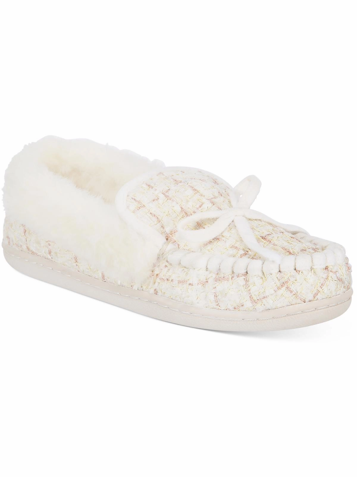Dorenda Womens Suede Cozy Moccasin Slippers