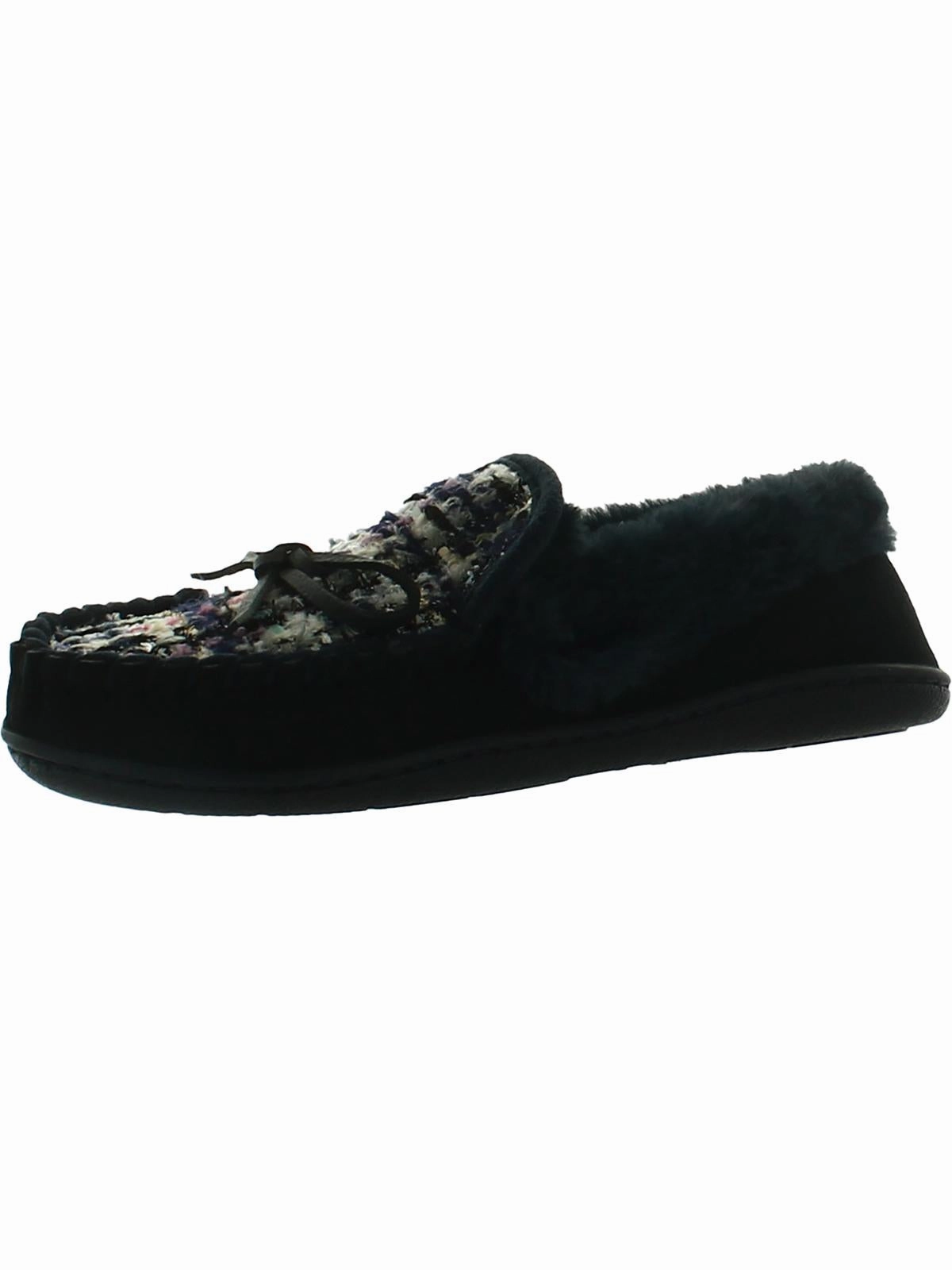 Dorenda Womens Suede Cozy Moccasin Slippers