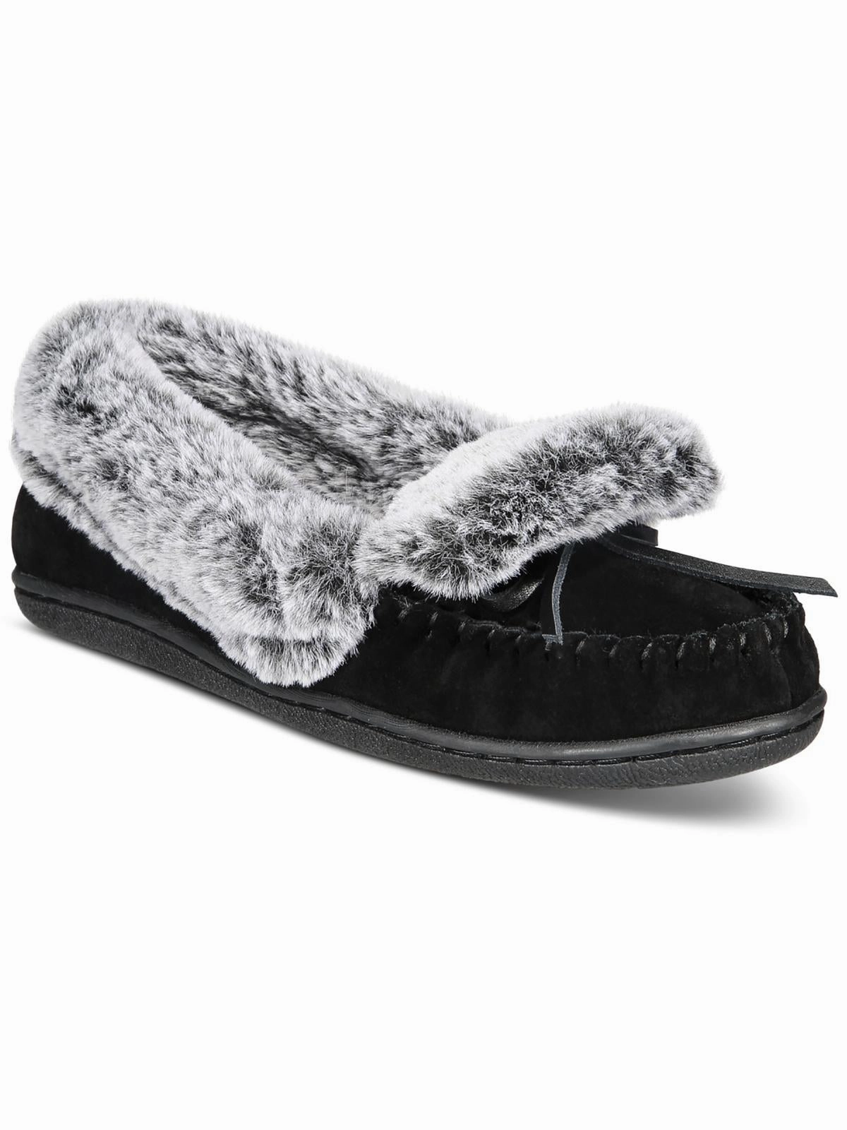 Dorenda Womens Suede Cozy Moccasin Slippers Cozy Womens Slippers discount