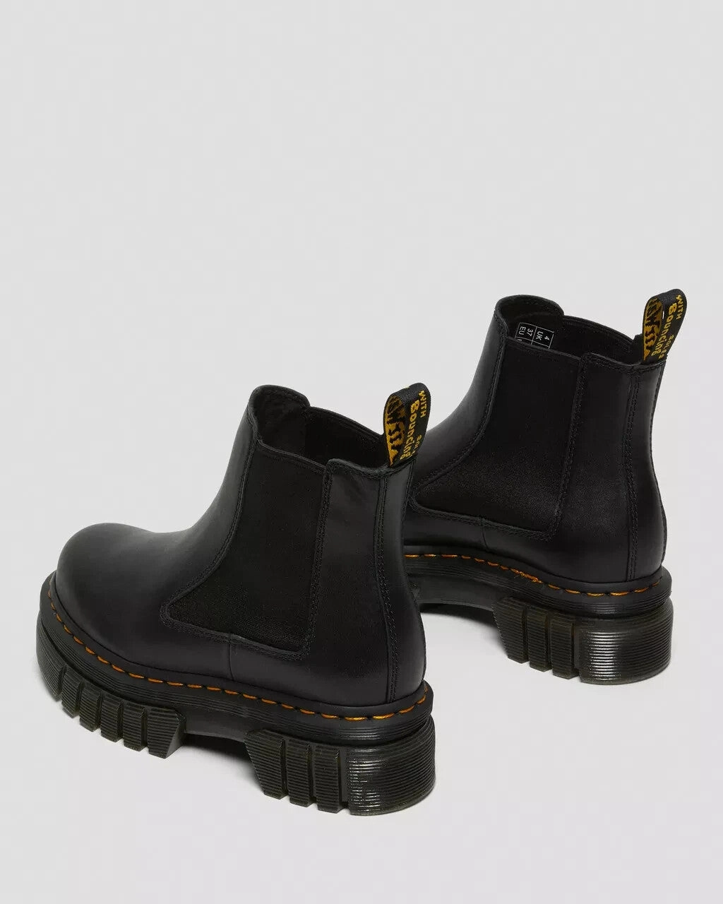 Dr. Martens Audrick 27148001 Women 9 Black Leather Platform Chelsea Boot KHD2374