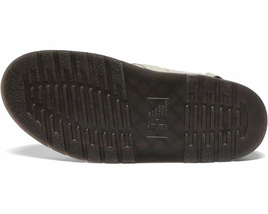 Dr. Martens Jorge II Sandals Men's US 9 Gray Leather Slingback Mule KHD1416