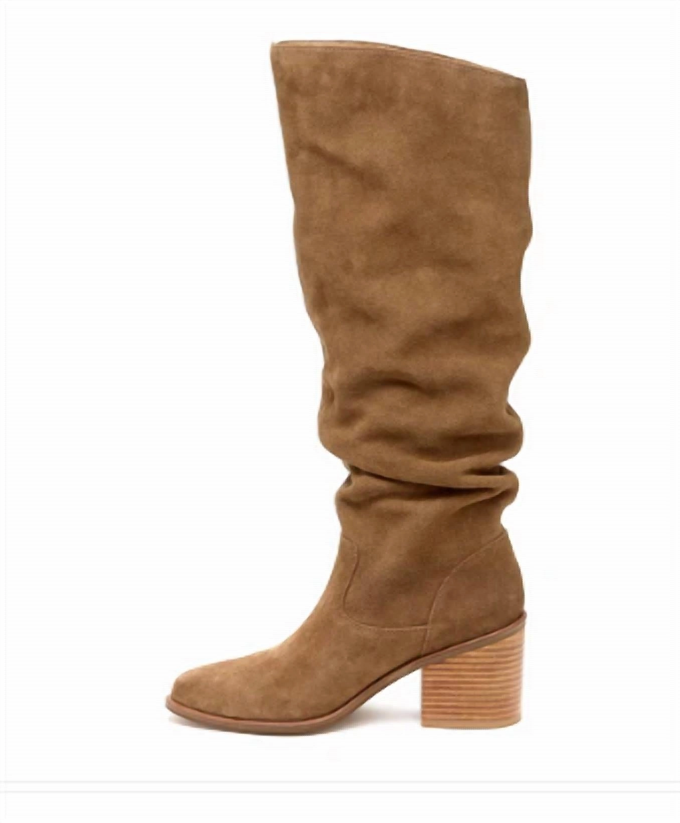 Easton Armadillo Suede Slouchy Boots