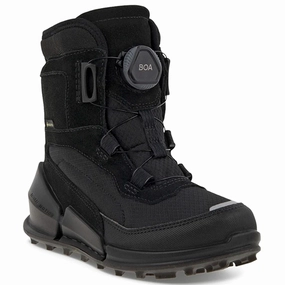 Ecco Biom K2 Mid-Cut Boot Black/Black/Black Cheap Kids Winter Footwear
