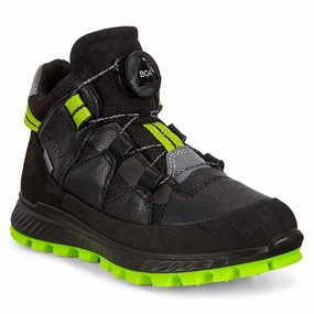 Ecco Exostrike Kids Ankle Boot Black/Black Cheap Kids Winter Footwear